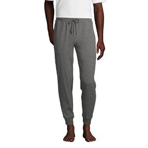 Lands' End Men's Knit Jersey Sleep Jogger - 1 of 4