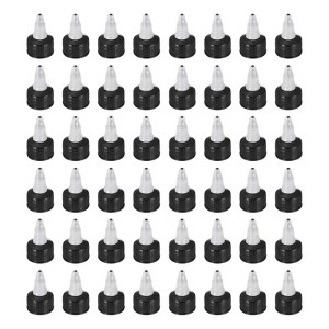 Unique Bargains Liquid Dispensing PP Squeeze Bottle Twist Top Caps 48 Pcs - 1 of 4