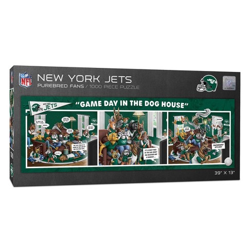 Nfl New York Jets 1000pc Pano Puzzle Game : Target