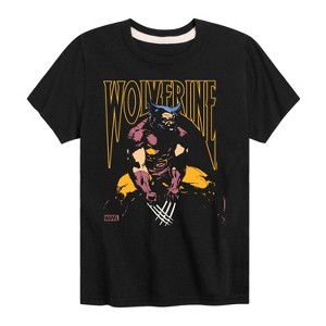 Boys' - Marvel - Wolverine Silhouette Short Sleeve Graphic T-Shirt - 1 of 4