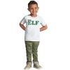 Cute Festive Christmas Little Elf Toddler Baby Graphic T Shirt Brisco Brands - 2 of 4