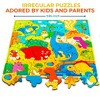QUOKKA 28 Pieces Wooden Puzzles for Kids 3 4 5 Years Old - 2 of 4