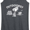 Women's - Peanuts - Outdoorsy Snoopy Graphic Racerback Tank - 2 of 4