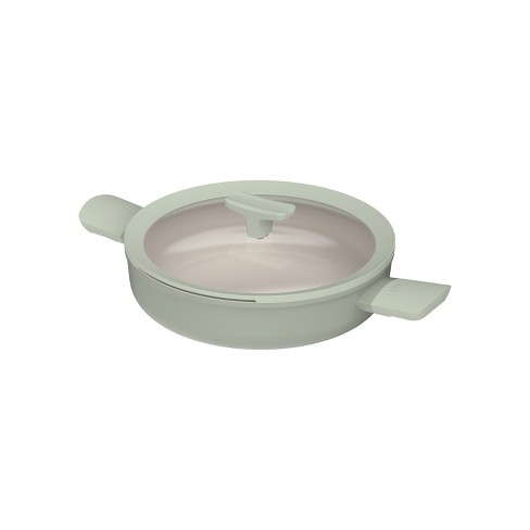 Greenpan Rio 5qt Ceramic Nonstick Covered Saute Pan With Helper Handle  Black : Target