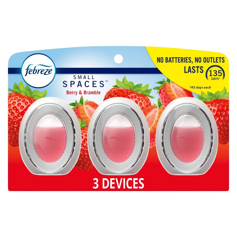 Febreze Small Spaces Air Freshener - Berry &#38; Bramble - 2.25 fl oz/3pk, 1 of 13