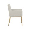 Meridian Furniture,Reeves Chenille Fabric Dining Chair, Set of 2 - 4 of 4