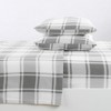 Soft Polar Fleece Plaid Sheet Set - Great Bay Home - 4 of 4
