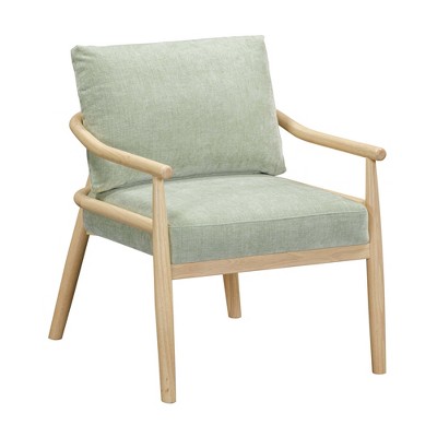 TOV Furniture Dixie Chenille Velvet Accent Chair