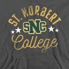 St. Norbert College Official Green Knights Adult Pull-Over Hoodie, Black - image 2 of 4