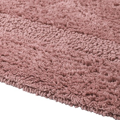 Lux Premium 100% Cotton Tufted Solid Reversible 4 PC Bath Rug Set – Ultra-Soft, Water-Absorbent, Durable, Machine Washable Bathroom Rug