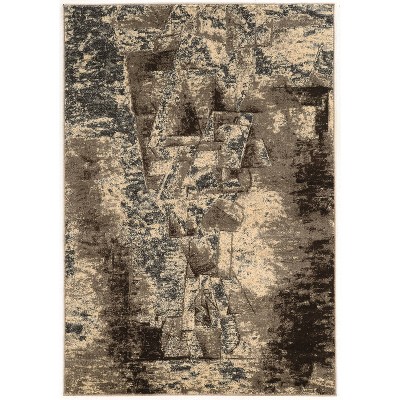 5'x7'6" Masters Man Rug Gray/Taupe - Linon