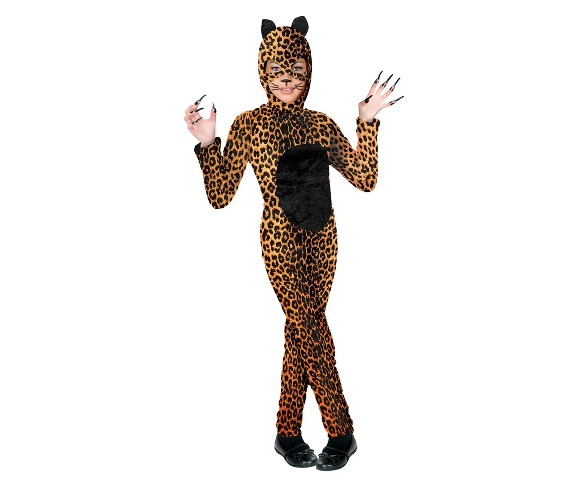 Girls' Cheetah Cat Halloween Costume XS