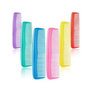 LOVELAY CREATIONS 12-Pack Fine-Tooth Pocket Combs - 1 of 4