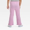 Grayson Mini Toddler Girls' Pull-On Knit Pocket Jogger Pants - Pink - image 2 of 3