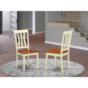 HomeStock Medieval Moods Kitchen Dining Chair Wood Seat - 1 of 3