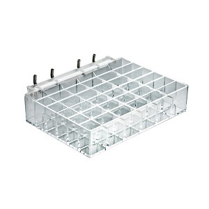 Azar Display's 36-Compartment Tray - rectangle slot 1" x .625" Diameter, 2-Pack - 1 of 4