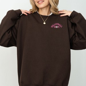 Simply Sage Market Embroidered Volleyball Mom Sweatshirt - 1 of 4