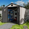 UPTIOT Outdoor Durable Resin Storage Shed - 2 of 4