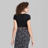 Women's Short Sleeve Square Neck Fitted Seamless T-Shirt - Wild Fable™ - 3 of 3