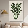 Art Remedy Green Vase II Minimalistic Botanical and Floral Art Prints Unframed - 2 of 4