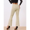 INSPIRE CHIC Women's Casual High Waist Wide Legs Bell Bottom Flared Long Pants - 4 of 4