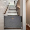 The Stair Barrier Regular Wall to Wall Single Panel Swing Gate with Fabric Slipcover Baby and Pet Safety Gate, 27 to 42.5 Inch, Gray - 2 of 4