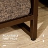 SEVOBAL Dressers 7 Drawer Fabric Storage Organizer with Steel Frame and Wooden Top for Stylish Bedroom Entryway, Brown, 11.5"*31.5"*31" - 3 of 4