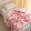 3 Layer Muslin Cotton Toddler Blanket, Super Soft and Warm Crib Blanket - NTBAY - 3 of 4