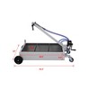 Portable Oil Drain Pan Low-Profile Oil Drain Tank with Pump Large Capacity Truck Oil Change Pan for Car SUV Trucks - 2 of 4
