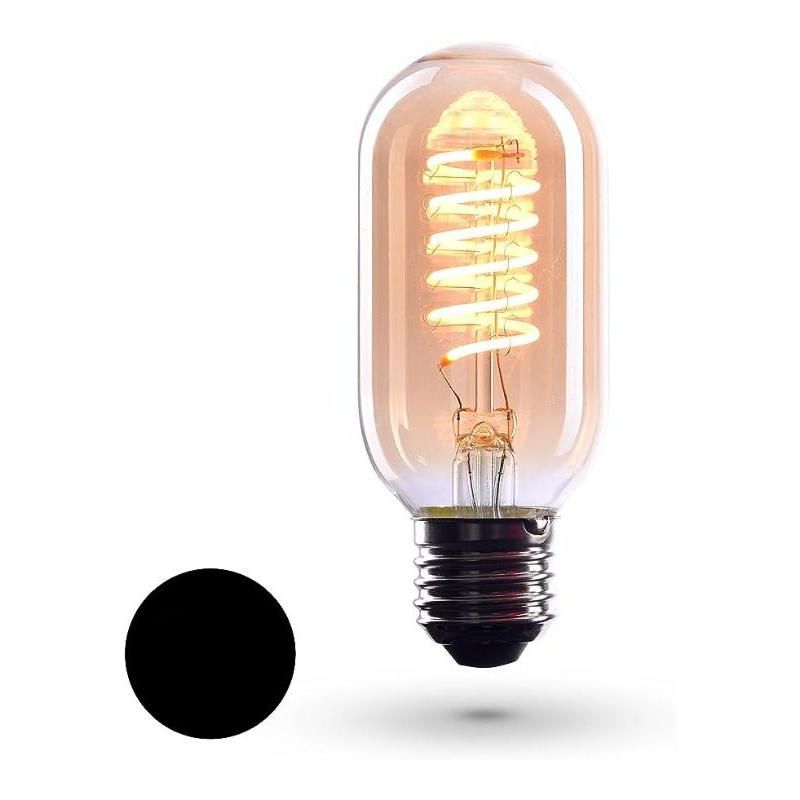 CROWN LED 110V-130V, 40 Watt Edison Light Bulb, EL06, E26 Base Dimmable Incandescent Bulbs, 3 Pack, 2 of 4