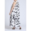 ELOQUII Women's Plus Size Double Layer Trapeze Maxi Dress - 3 of 3