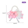 Unique Bargains Decorative Wedding Prom Party Artificial Rose Wrist Corsages 4 Pcs - 2 of 3