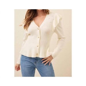 Women's Embellished Cardigan - RIVIR - 1 of 4