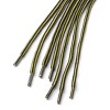 Elerevyo Round Rope Dual Colored Striped 0.2" Thick Boot Sneakers Shoelace 3 Pairs - 3 of 4