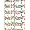 Ashley Productions® Die-Cut Magnets, Confetti Schedule Cards, 10 Per Pack, 6 Packs - 2 of 2
