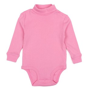 Leveret Baby Long Sleeve Turtleneck Bodysuit - 1 of 2