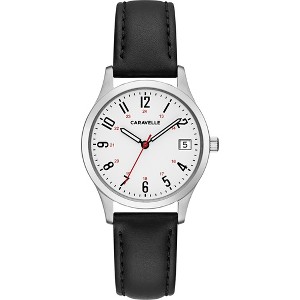 Caravelle designed by Bulova Ladies' Traditional Easy Read Band Watch, 3-Hand Date - 1 of 4