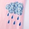 MyKids-Usa Summer Arrival Weather Elements Pattern Short Sleeves Dress for Stylish Girls - 3 of 4