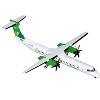 Bombardier Q400 Commercial Aircraft "Wideroe" White with Green "Gemini 200" Series 1/200 Diecast Model Airplane by GeminiJets - 2 of 3