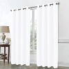 RT Designer Collection Cassi Shimmer Jacquard Grommet Curtain Panel 54" x 90" White - 2 of 4