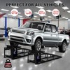 TruAIR 5-Ton Hydraulic Car Ramps – Heavy Duty Steel Service Ramps for Oil Changes & Auto Maintenance (1-Pair) - 3 of 4