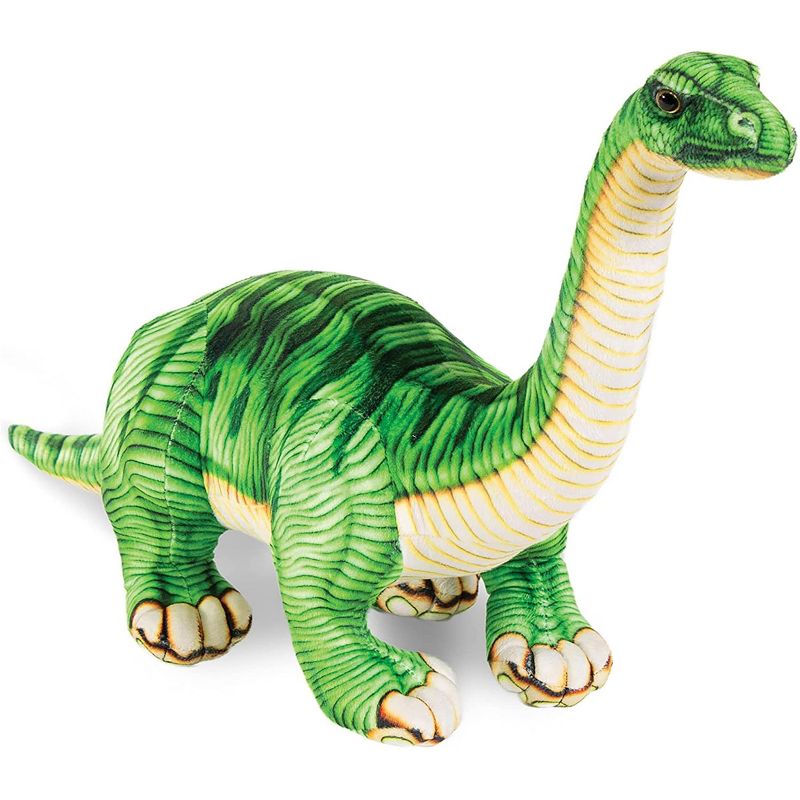Underwraps Costumes Real Planet Apatosaurus Green 31 Inch Realistic Soft Plush, 1 of 2