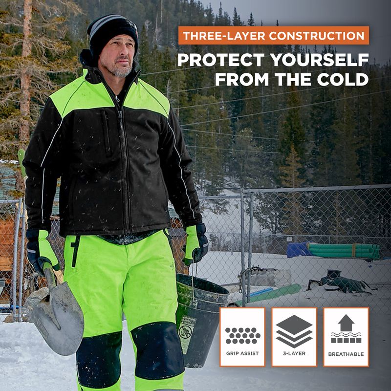 RefrigiWear Men's Freezer Edge Hooded Sweatshirt, Zip-Up Hoodie, 5 of 8