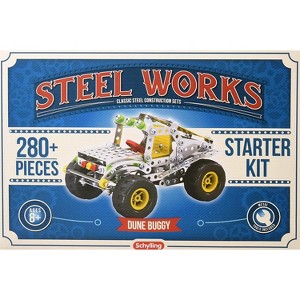 Schylling Steel Works Dune Buggy Building Set, 280 Pieces, Ages 8 and Up - 1 of 2
