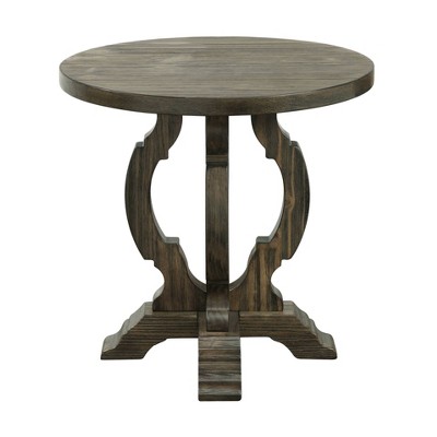 target round accent table