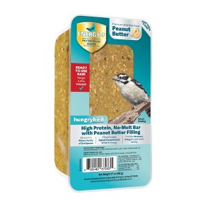 Hungrybird Energy+ High-Protein Suet Bar with Peanut Butter Filling for Outside Wild Birds - 1 of 1