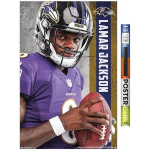 Trends International NFL Baltimore Ravens - Lamar Jackson 18 Unframed Wall Poster Prints - 1 of 4