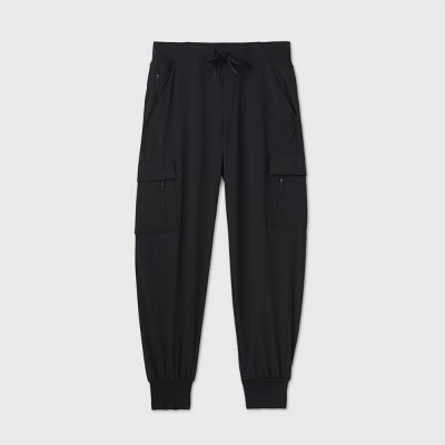 Women's Stretch Woven Taper Pants - All in Motion Espresso XS