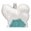 Old World Christmas Blown Glass Ornament for Christmas Tree, Samoyed - 4 of 4