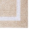 Hotel Bath Rug 100% Premium Cotton Tufted Two Tone Reversible Bathroom Rug, Soft & Water Absorbent, Machine Washable Bathmat - 2 of 4